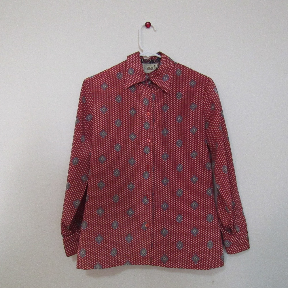 Vintage Western Pattern Blouse